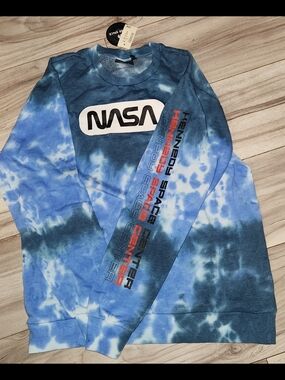NASA Logo Tie-Dye Sweatshirt Unisex Sz. Medium